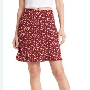 NWT Free People Floral Skirt, Size 4